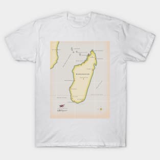 Madagascar vintage map T-Shirt